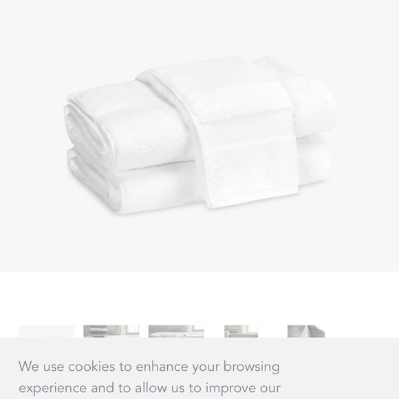 Matouk Lotus White Towel Collection new with tags - Picture 2 of 3